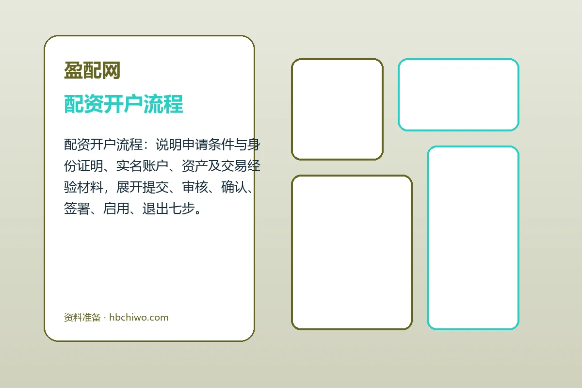 盈配网配资服务办理流程示意